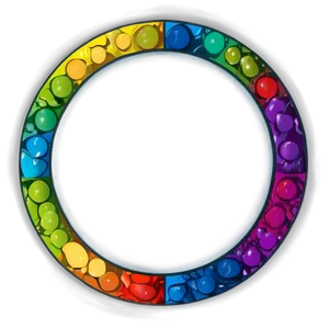Rainbow Circle Fantasy Art PNG Dgq