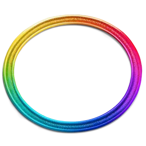 Rainbow Circle Frame Png Mqf25 PNG image