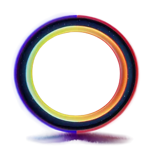 Rainbow Circle Halo Glow Png 06262024 PNG image