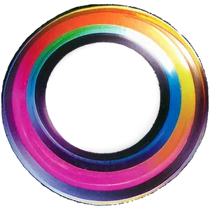 Rainbow Circle Prism Reflection PNG Xlk PNG