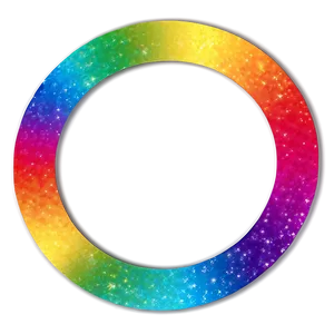 Rainbow Circle Shine Effect PNG Ngv46 PNG
