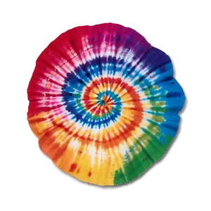 Rainbow Circle Tie-dye Swirl PNG Ljt PNG