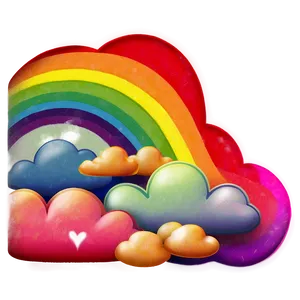 Rainbow Cloud Emoji PNG Wqb21 PNG