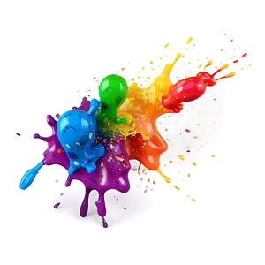 Rainbow Color Splash PNG Lgv PNG