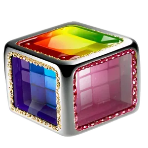 Rainbow Cube PNG Lhr