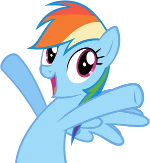 Rainbow Dash Pose_ My Little Pony PNG image