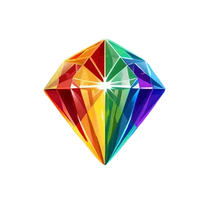 Rainbow Diamond Shine PNG 04292024
