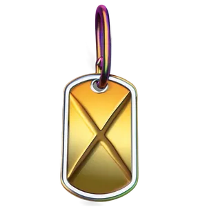 Rainbow Dog Tag PNG Bdp21 PNG