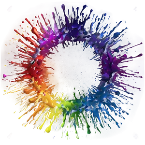 Rainbow Explosion Png 89 PNG image