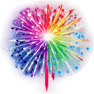 Rainbow Firework Burst PNG 49 PNG