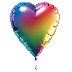 Rainbow Heart Balloon PNG Xyy20 PNG