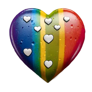 Rainbow Heart Button PNG Kiv79 PNG