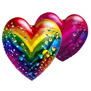 Rainbow Heart C PNG