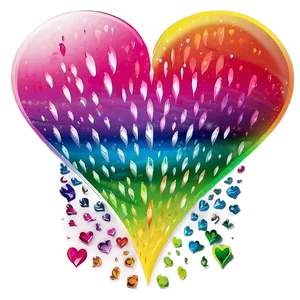 Rainbow Heart Clipart Diversity PNG 05252024