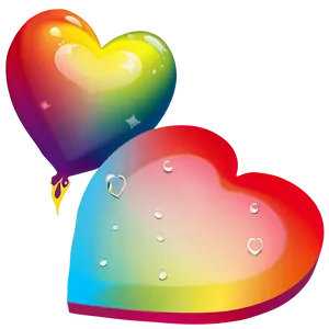 Rainbow Heart Clipart PNG 69 PNG