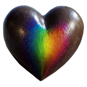 Rainbow Heart Transparent Png Qmy PNG image