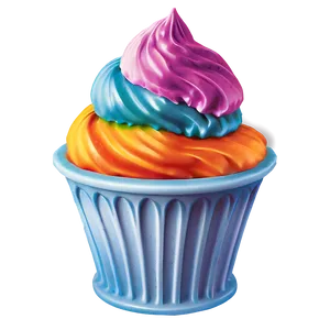 Rainbow Ice Cream Cup Png 79 PNG image