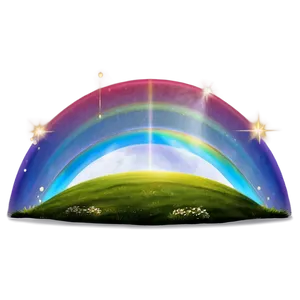 Rainbow Light Beam PNG 99