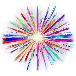 Rainbow Light Burst Png 88 PNG image