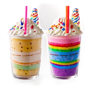 Rainbow Milkshake Png Adm PNG image