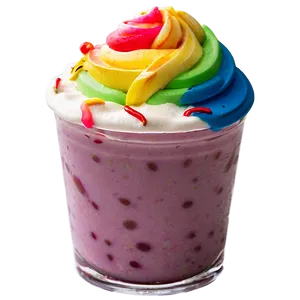 Rainbow Milkshake PNG Eab4