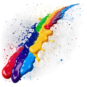 Rainbow Paint Splatter Png 05042024 PNG image