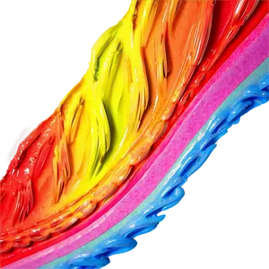 Rainbow Paint Stroke Png 45 PNG image