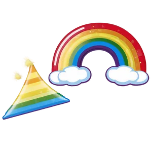 Rainbow Party Emoji PNG Dax