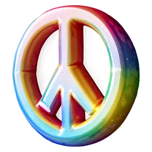 Rainbow Peace Emoji PNG Mep