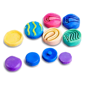 Rainbow Playdough Set Png 37 PNG image