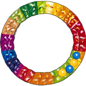 Rainbow Pride Wreath PNG 05242024