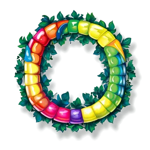 Rainbow Pride Wreath PNG Kph