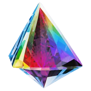Rainbow Prism Facet Png 04292024 PNG image