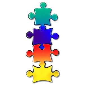 Rainbow Puzzle Pieces PNG Ygm PNG