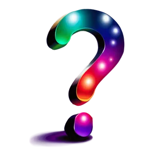 Rainbow Question Mark Transparent PNG 16