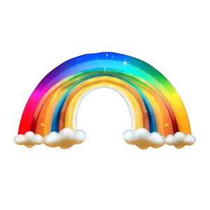Rainbow Radiance Emoji PNG Ucs