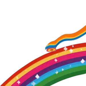 Rainbow Radiance Emoji PNG Wpt