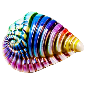Rainbow Seashell Png Diu74 PNG image