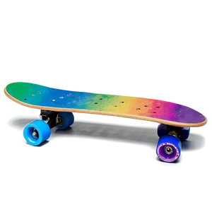 Rainbow Skateboard Deck Scene PNG 57