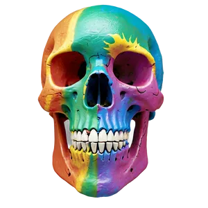 Rainbow Skeleton PNG Hjb64