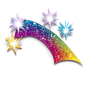 Rainbow Sparkles PNG Kqg