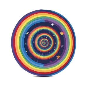 Rainbow Spiral Hypnosis PNG Rap82