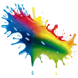 Rainbow Splash PNG 71