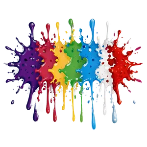Rainbow Splat PNG Ywc56 PNG