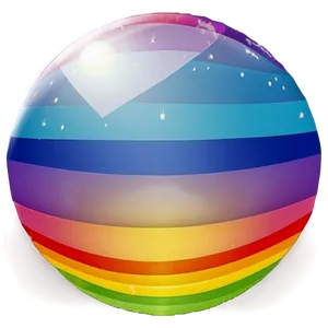 Rainbow Sun Emoji PNG Wjj9 PNG