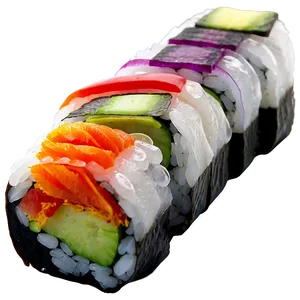 Rainbow Sushi Roll PNG 05212024