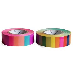 Rainbow Tape Color Overlay PNG 06282024
