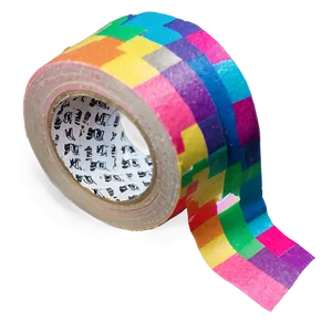 Rainbow Tape Color Overlay PNG 99