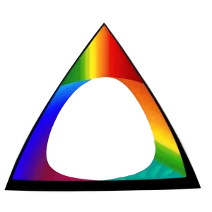 Rainbow Triangle Graphic PNG Cvn