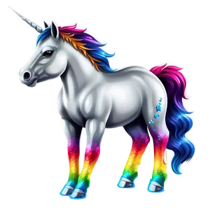 Rainbow Unicorn Png Ccs30 PNG image